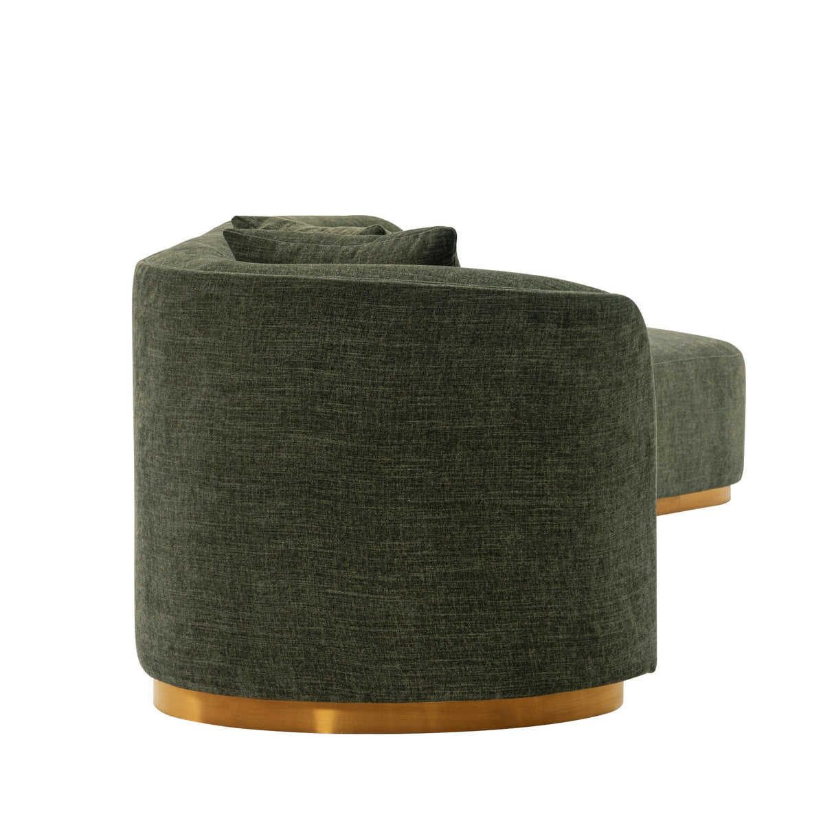Daria Sofa in Olive Green by Manhattan Comfort at Eve Furniture