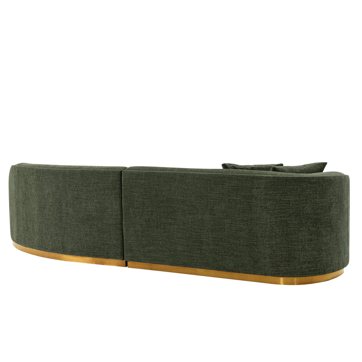 Daria Sofa in Olive Green by Manhattan Comfort at Eve Furniture