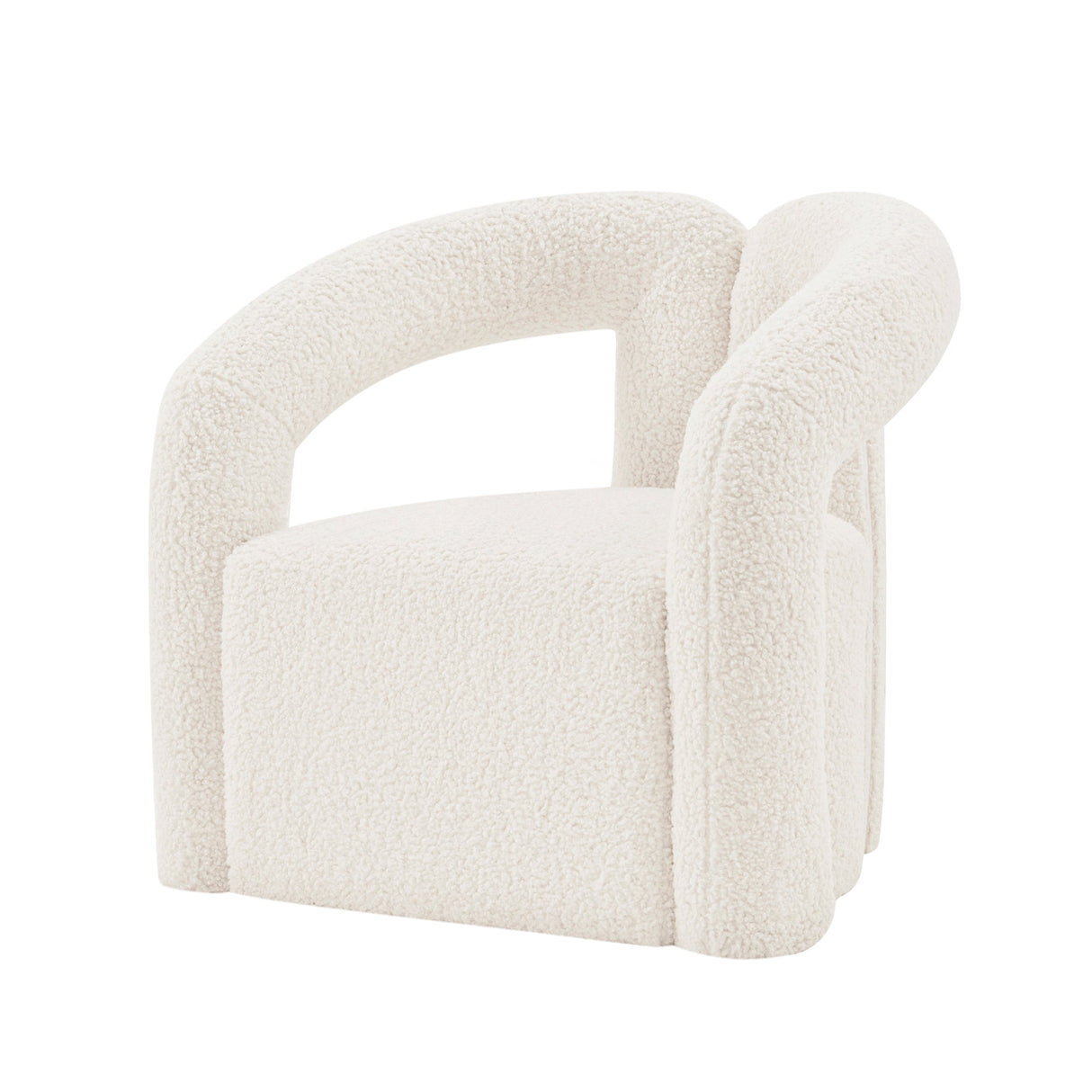 Darian Accent Chair in Cream (set of 2) by Manhattan Comfort at Eve Furniture