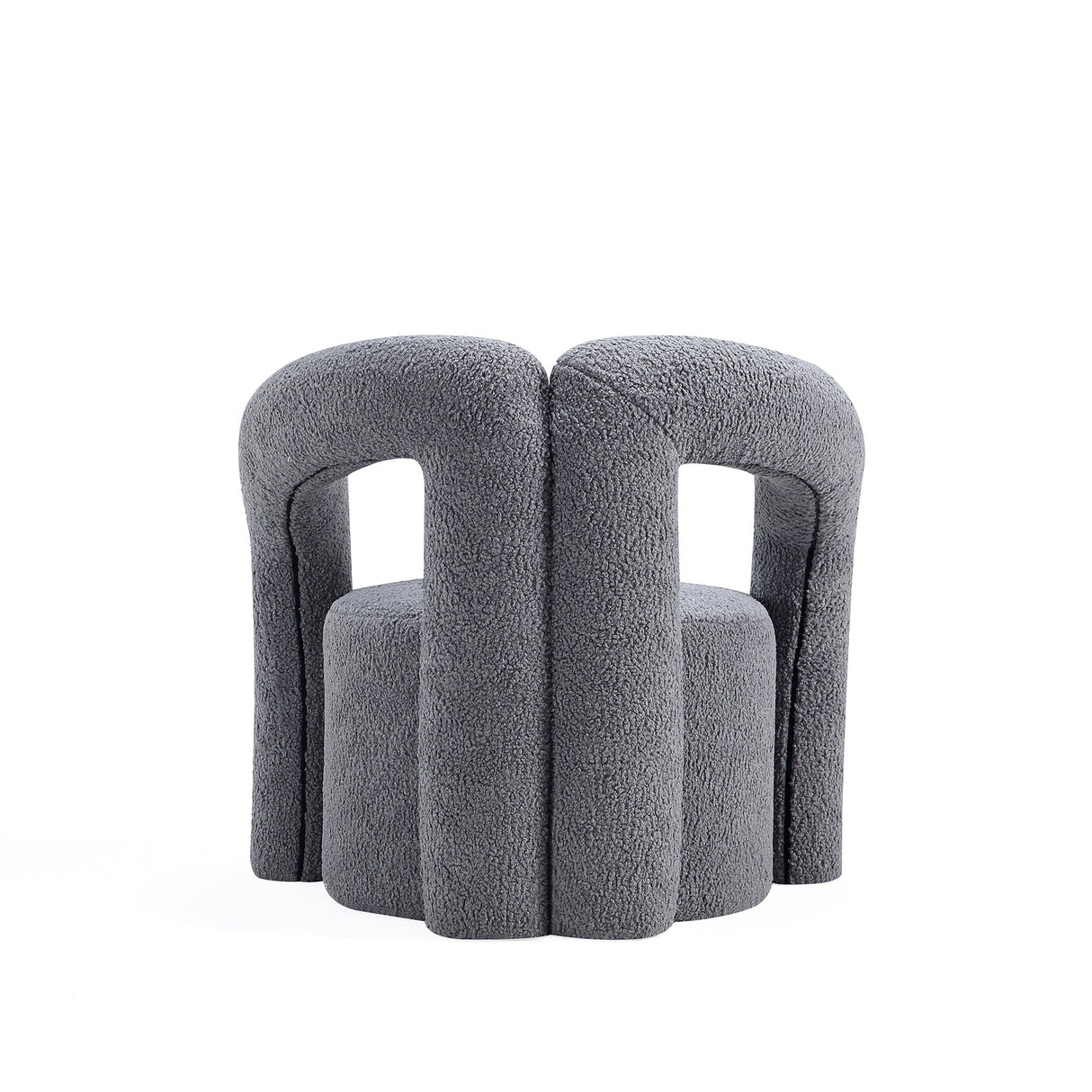 Darian Accent Chair in Grey (set of 2) by Manhattan Comfort at Eve Furniture