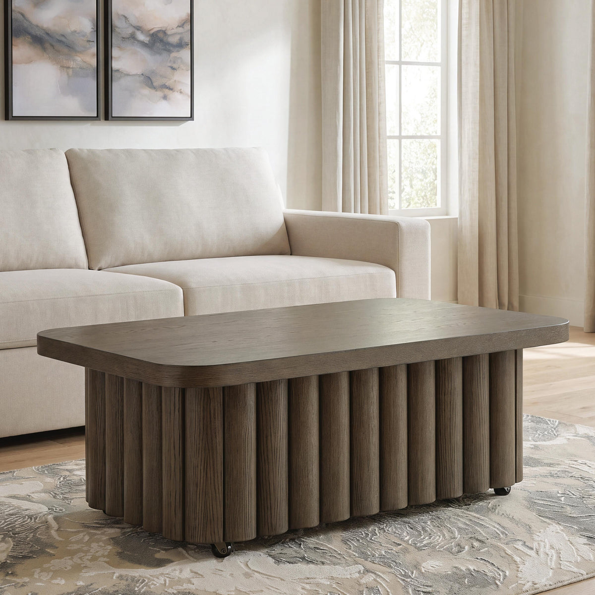 Darimore Burnished Brown Coffee Table by Ashley at Eve Furniture
