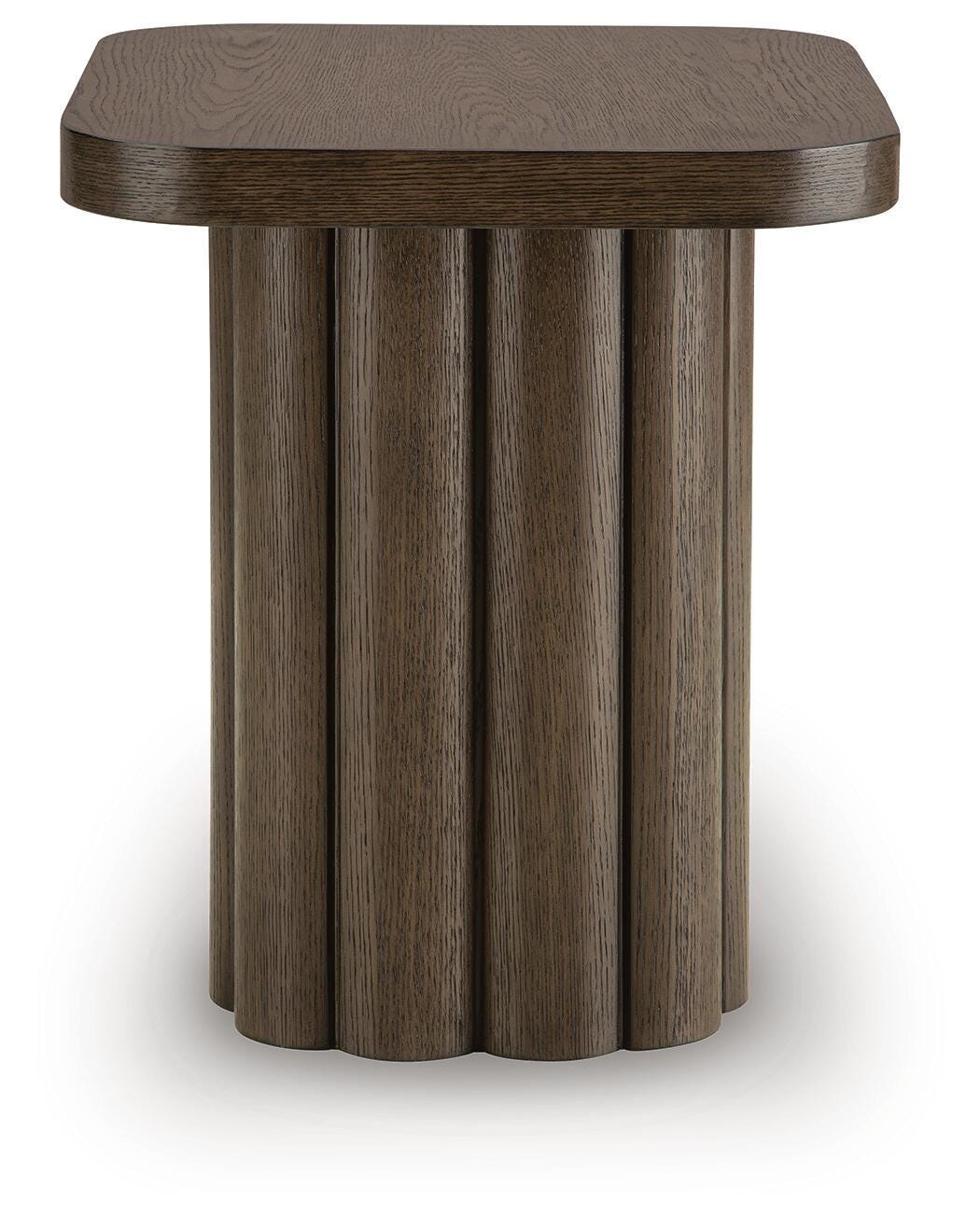 Darimore Burnished Brown Rectangular End Table by Ashley at Eve Furniture