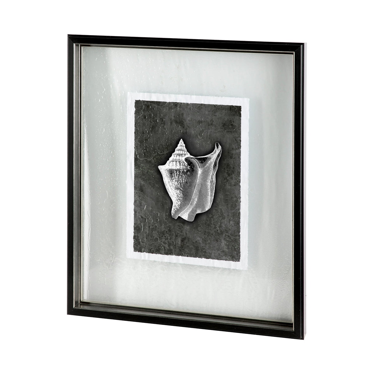 Dark Coastal II by Mercana Studio a Hand Embellished Textured Framed Art Print Matted under Glass by Mercana at Eve Furniture