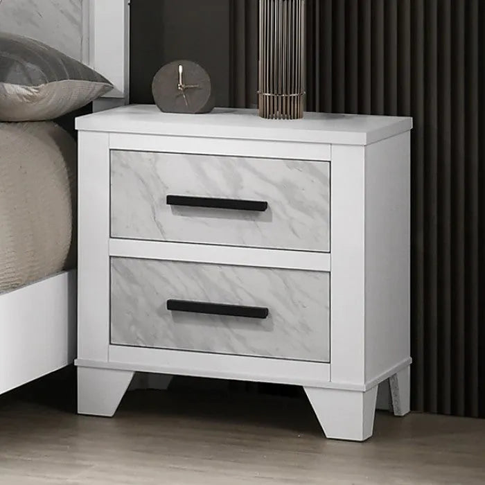 Darlene White 5-Piece Queen Bedroom Set by Furniture of America at Eve Furniture