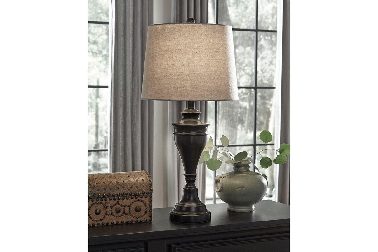 Darlita Bronze Finish Table Lamp by Ashley at Eve Furniture