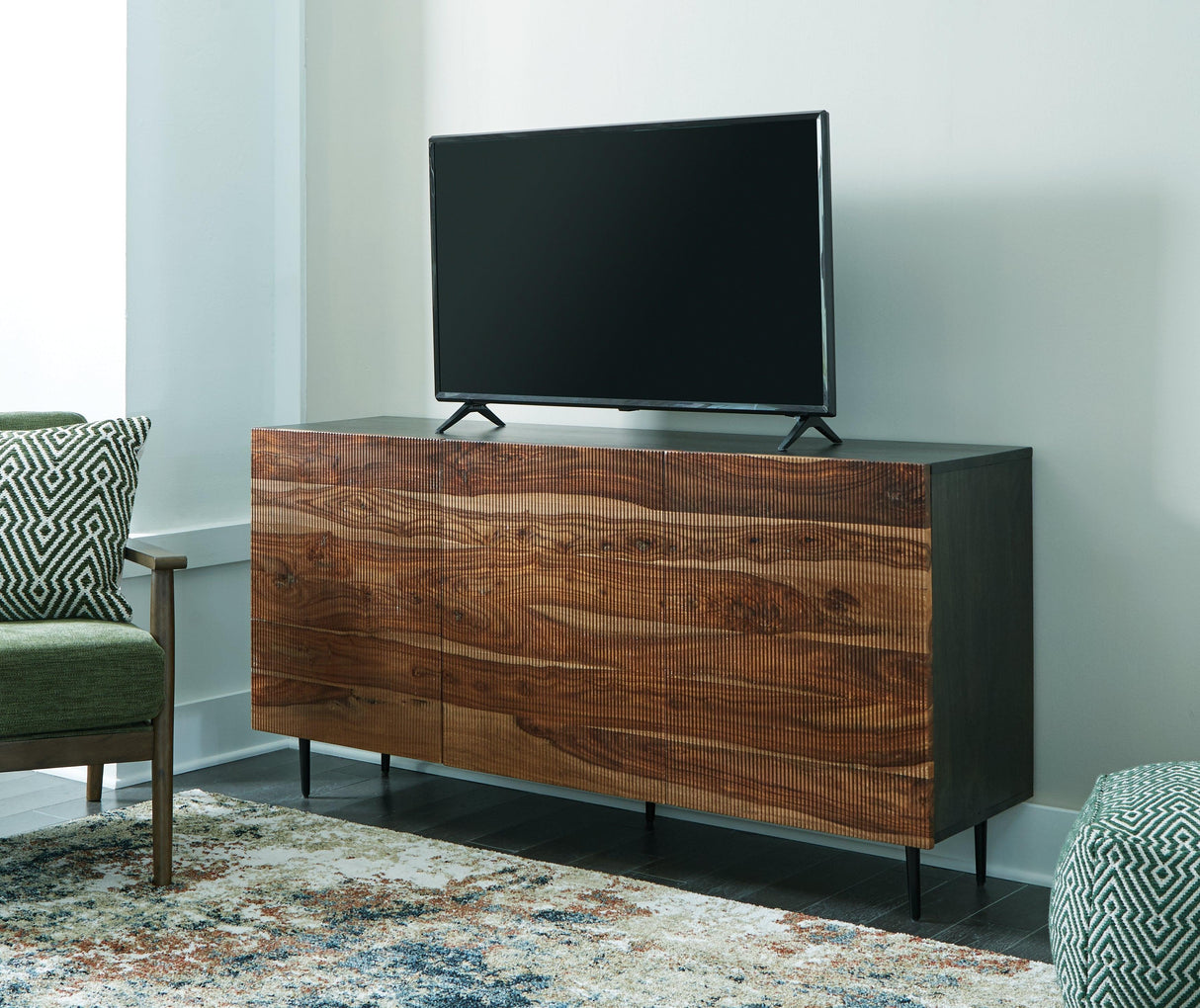 Darrey Natural/Brown Accent Cabinet by Ashley at Eve Furniture