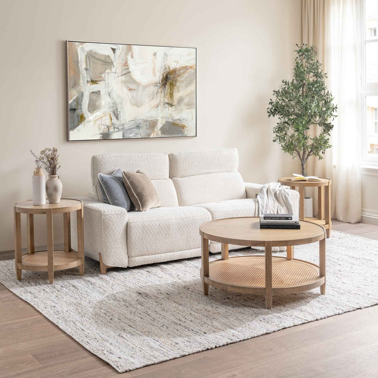 Darrow Ivory Reclining Sofa by Classic Home at Eve Furniture