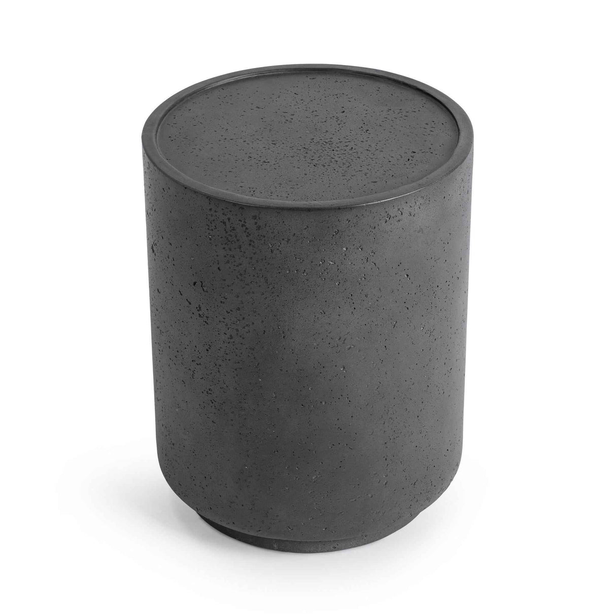 Darsa Dark Gray Round Outdoor Accent Table by Classic Home at Eve Furniture