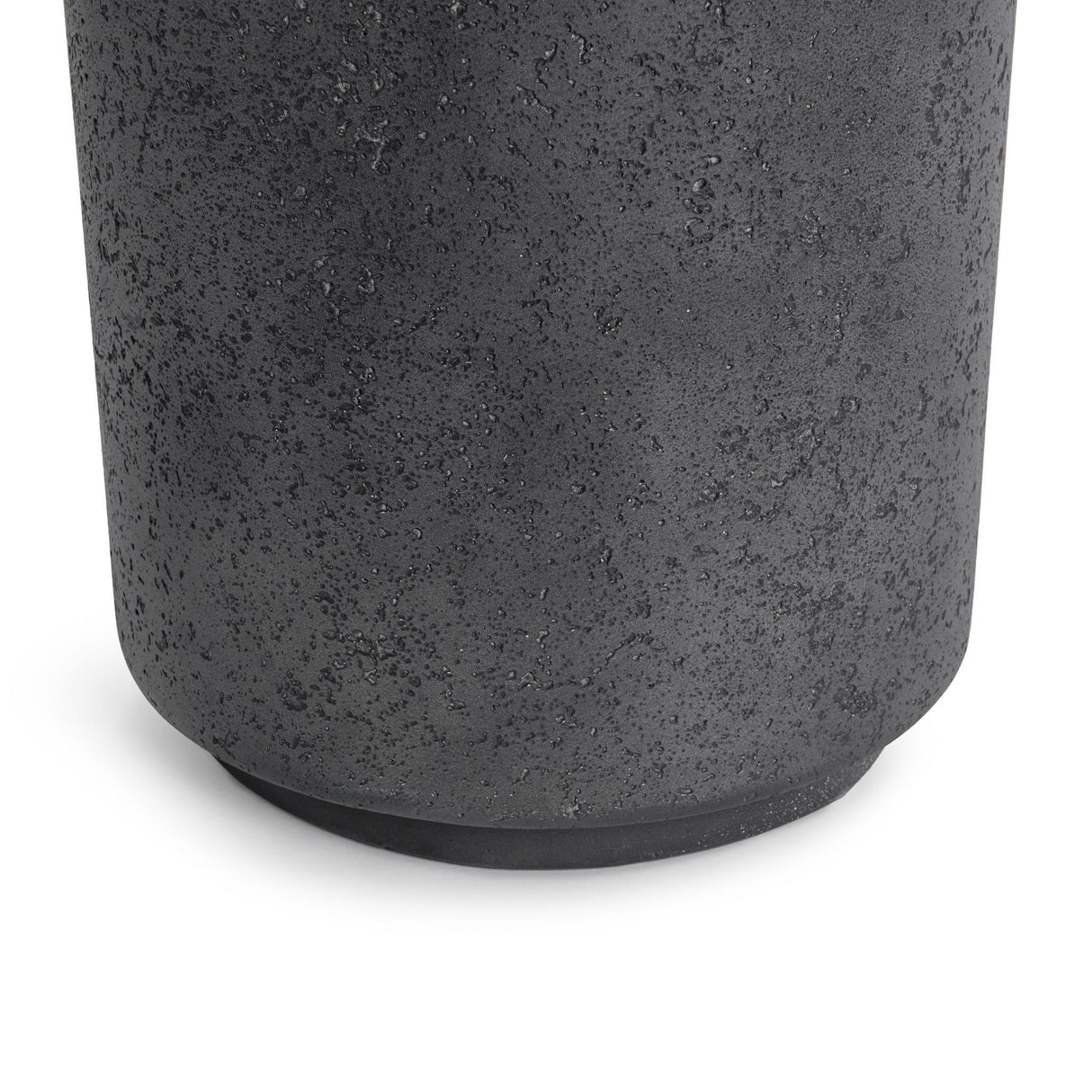 Darsa Dark Gray Round Outdoor Accent Table by Classic Home at Eve Furniture