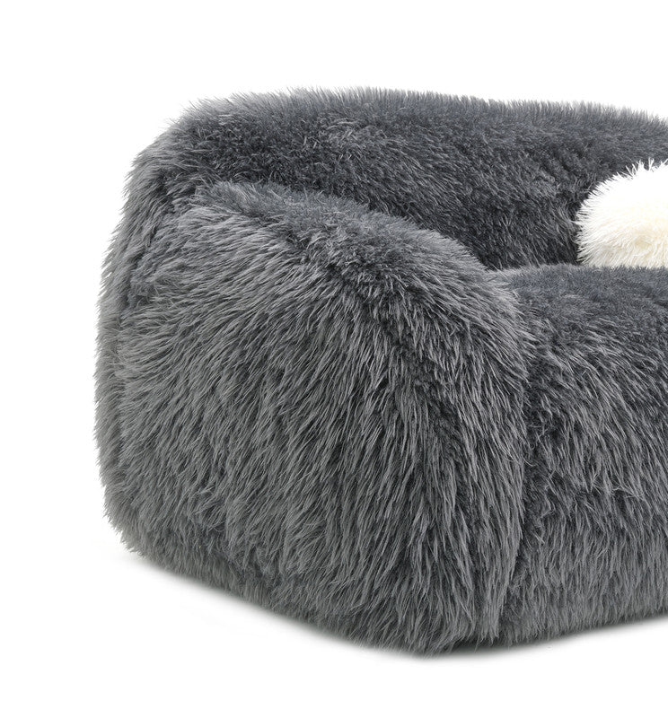 Darwen Dark Gray Loveseat by Furniture of America at Eve Furniture