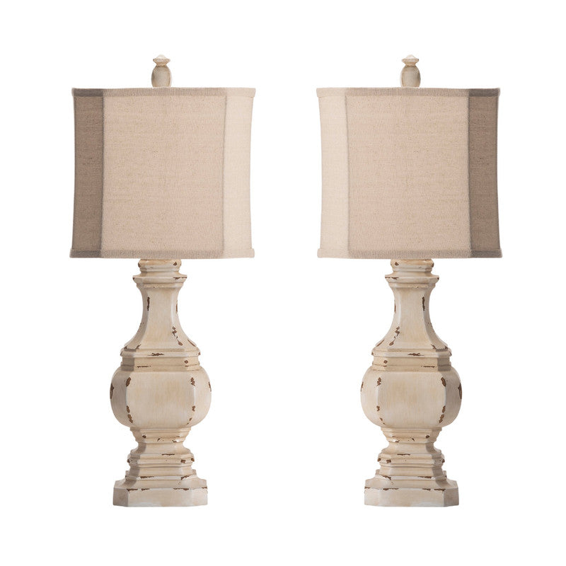 Daryl Beige Table Lamp (Set of 2) by Crestview at Eve Furniture