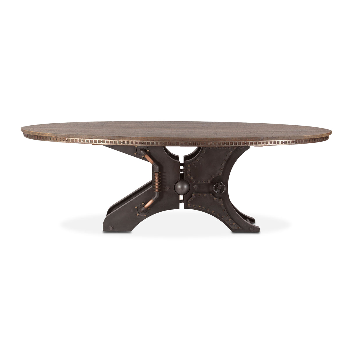 Dauphine 36" Round Bistro Table in Patagonia Marble with Black Base by Home Trends & Design at Eve Furniture