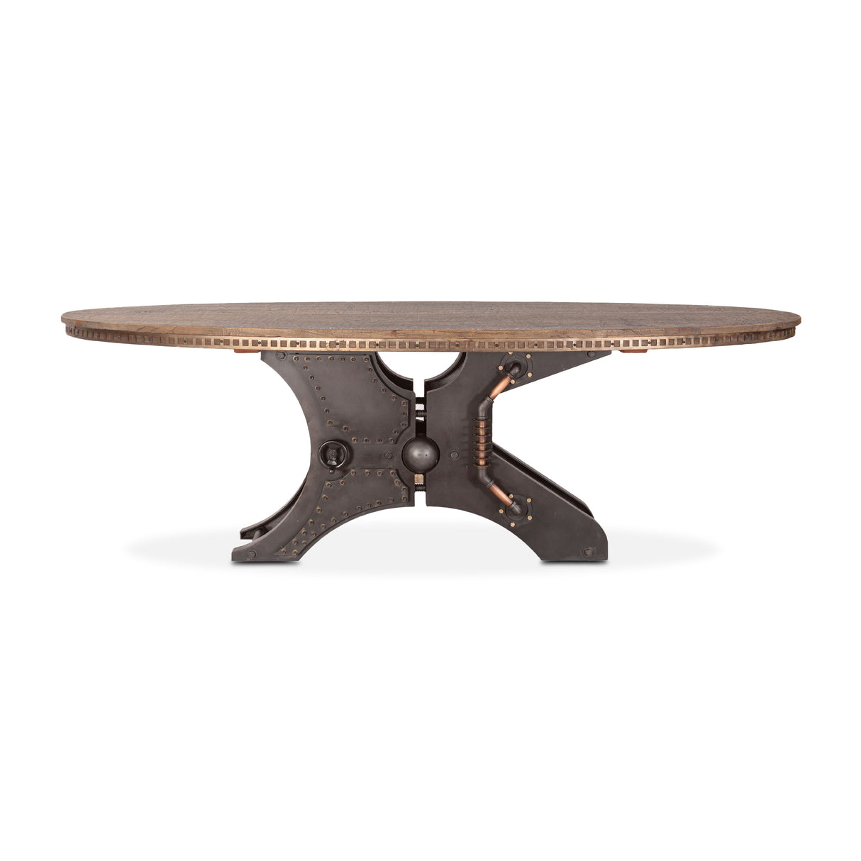 Dauphine 36" Round Bistro Table in Patagonia Marble with Black Base by Home Trends & Design at Eve Furniture