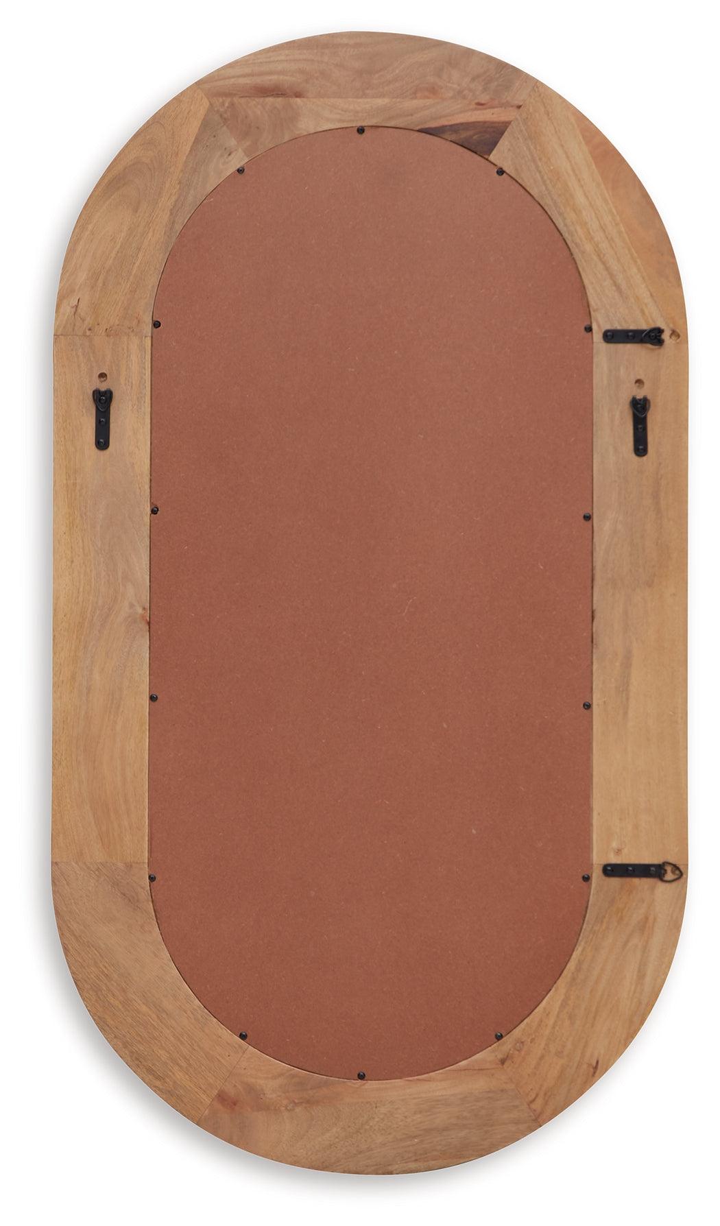 Daverly Brown Accent Mirror by Ashley at Eve Furniture