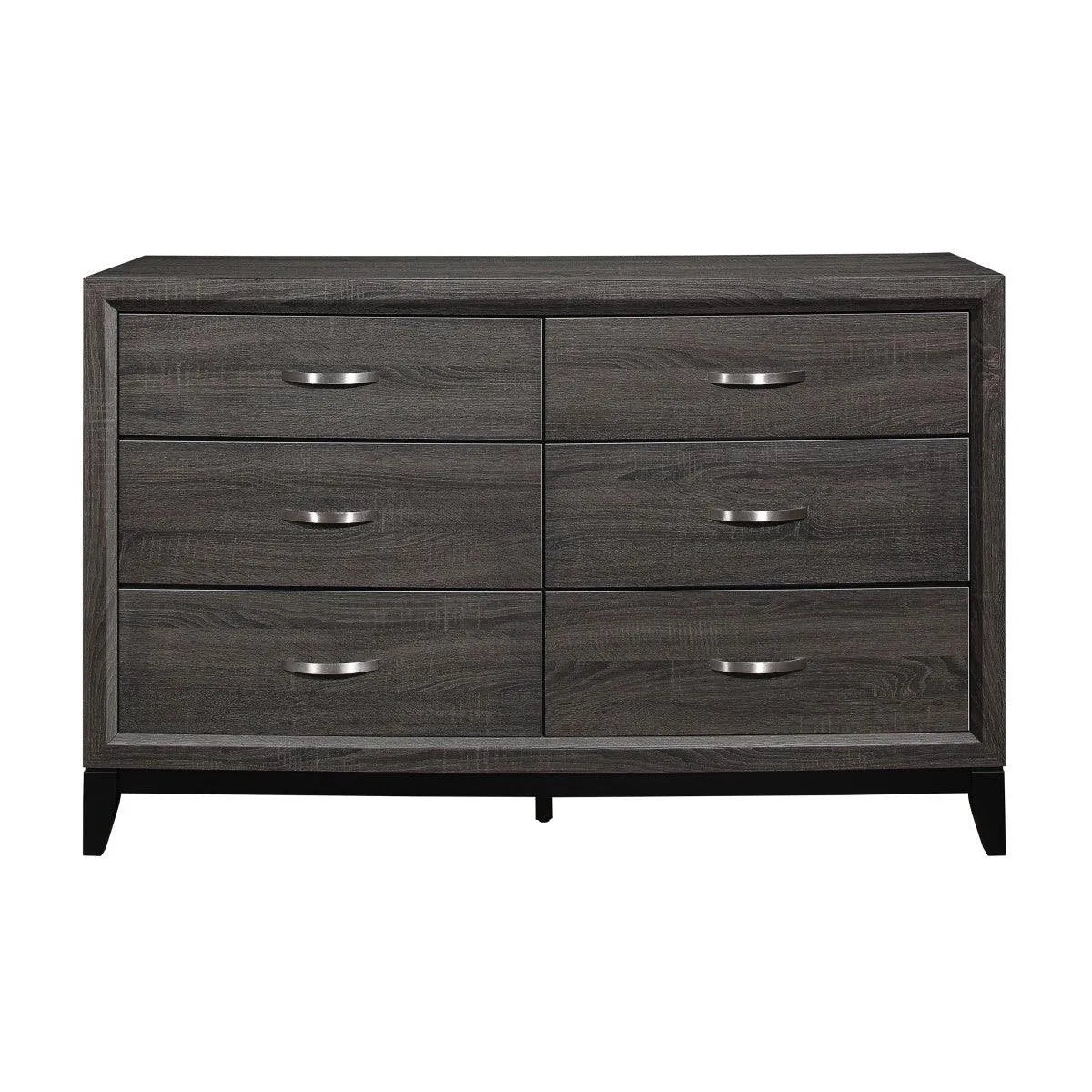 Davi Gray Panel Bedroom Set by Homelegance at Eve Furniture