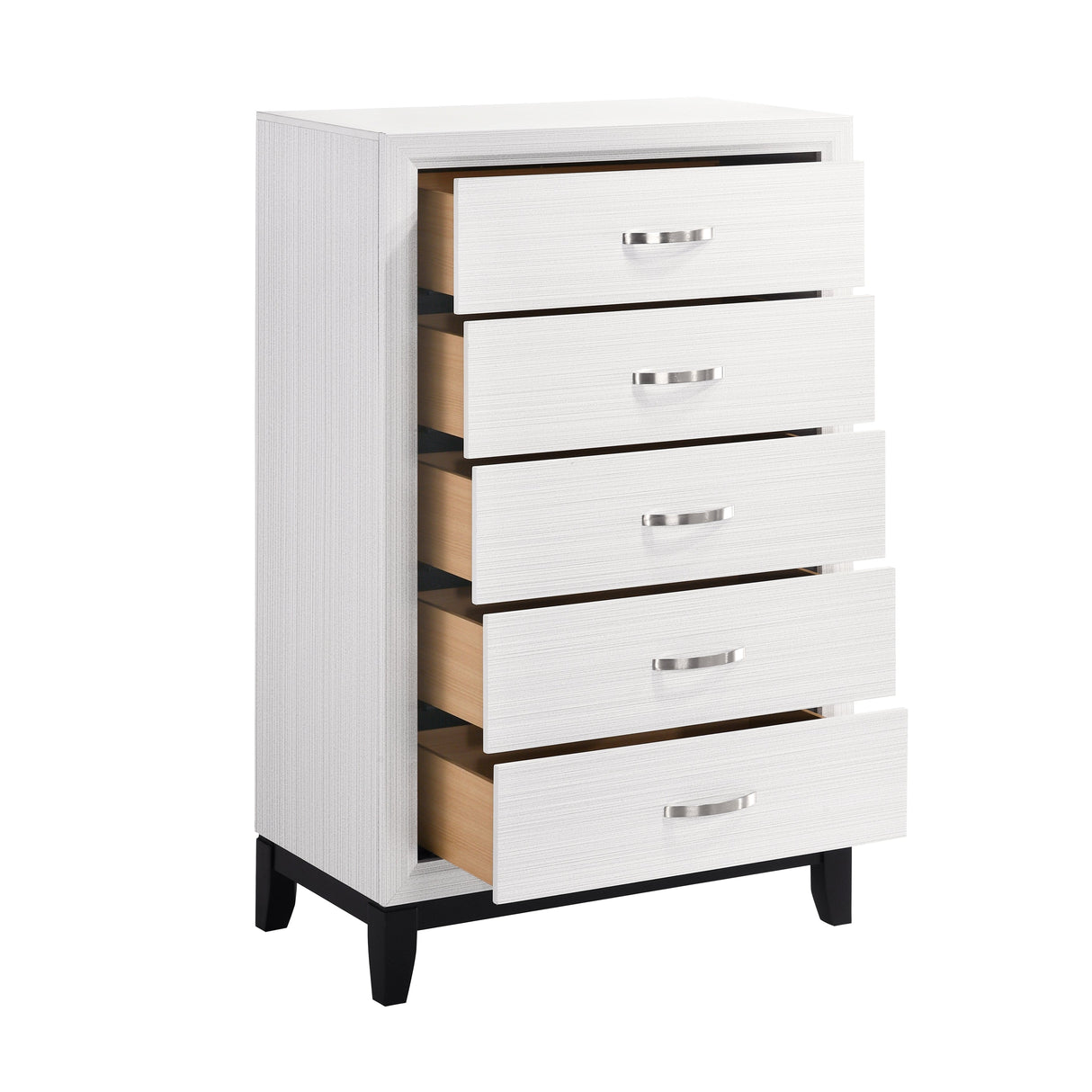 Davi White Chest by Homelegance at Eve Furniture
