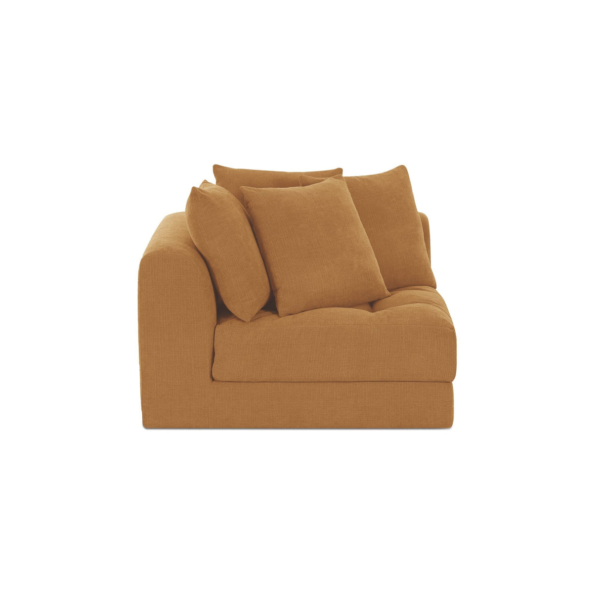 Davie Golden Yellow Right Arm Facing Chair by MOES at Eve Furniture