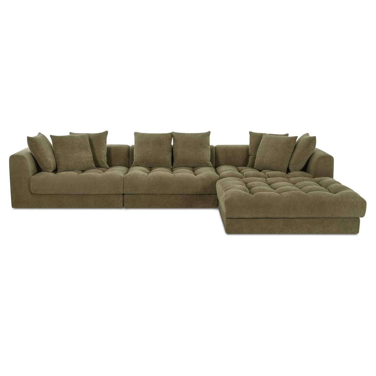 Davie Olive Lounge Modular Sectional by Moe's Home at Eve Furniture