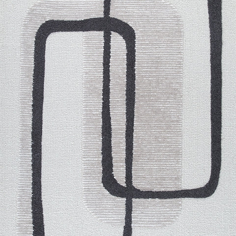 Davismour Ivory/Taupe/Charcoal Large Rug by Ashley at Eve Furniture