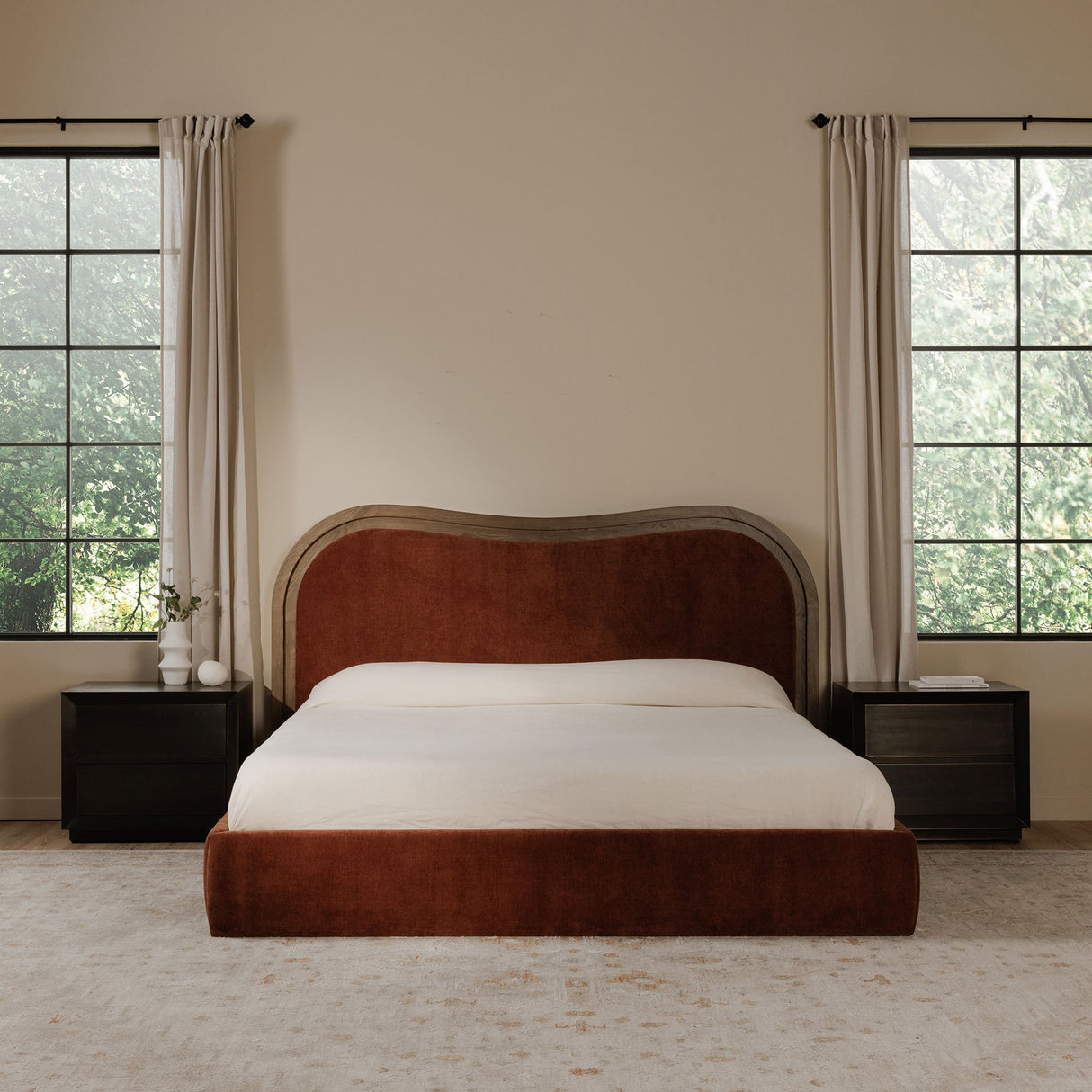 Dawson Deep Bronze Nightstand by Moe's Home at Eve Furniture