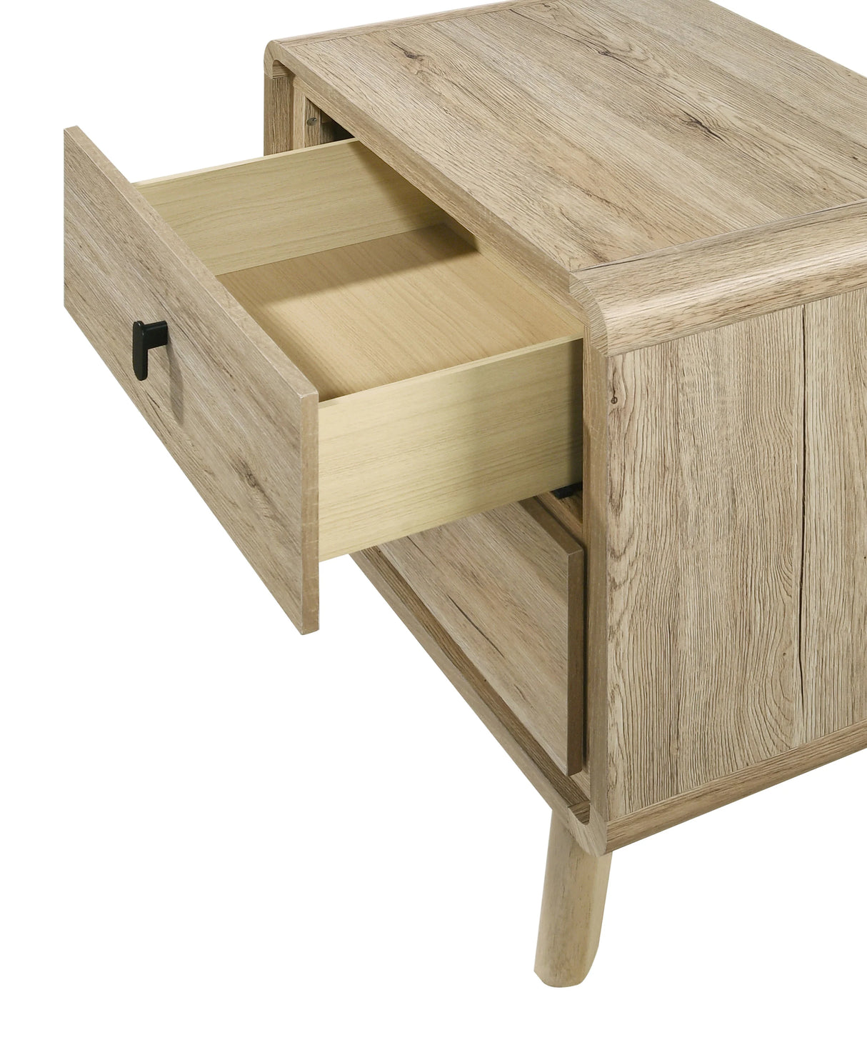 Dawson Light Brown Nightstand by Crown Mark at Eve Furniture