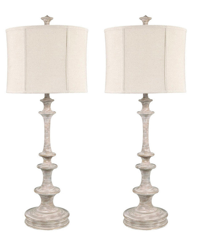 Dawson Tan Table Lamp (Set of 2) by Crestview at Eve Furniture