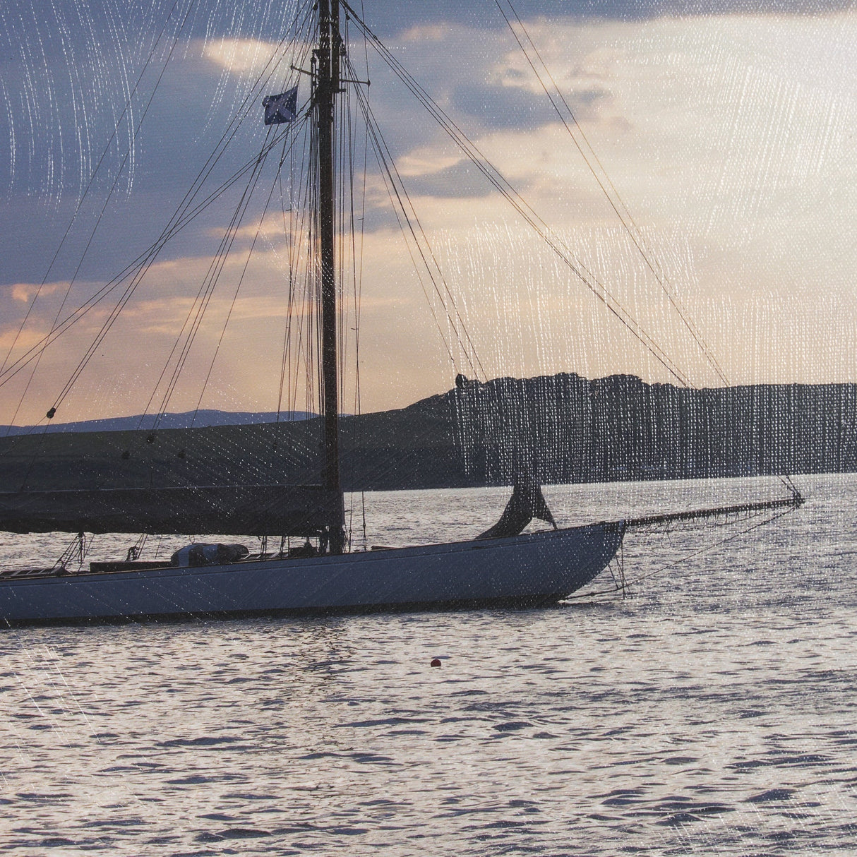 Daybreak Sail by Ben Wood a Hand Embellished Framed Photo Art Print Matted under Glass by Mercana at Eve Furniture