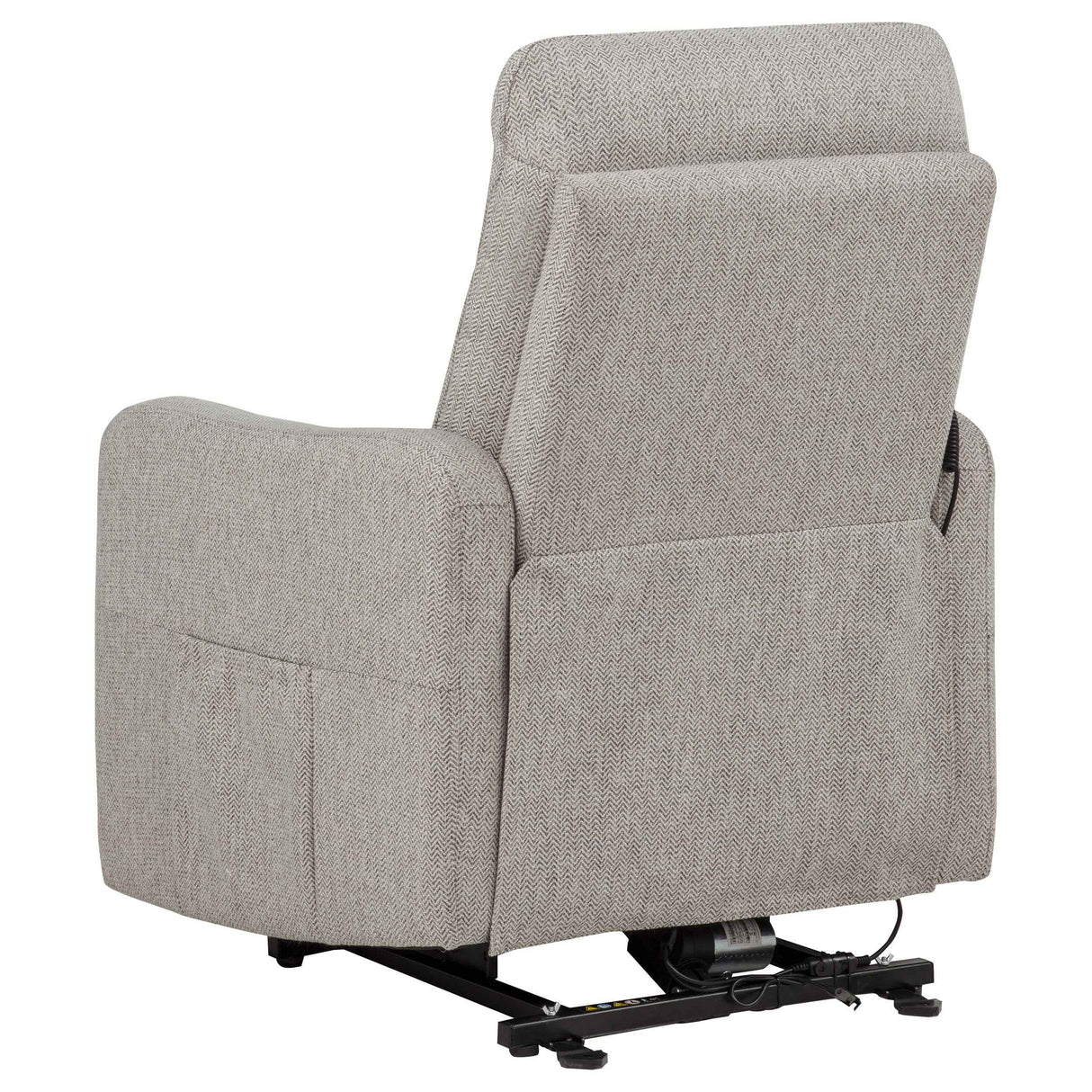 Dayes Taupe Upholstered Power Lift Recliner Chair by Coaster at Eve Furniture