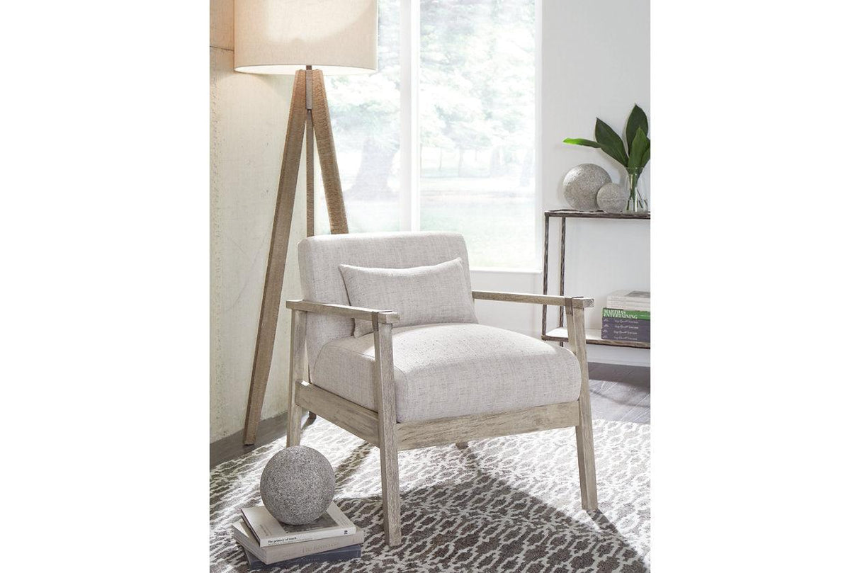 Daylenville Platinum Accent Chair by Ashley at Eve Furniture