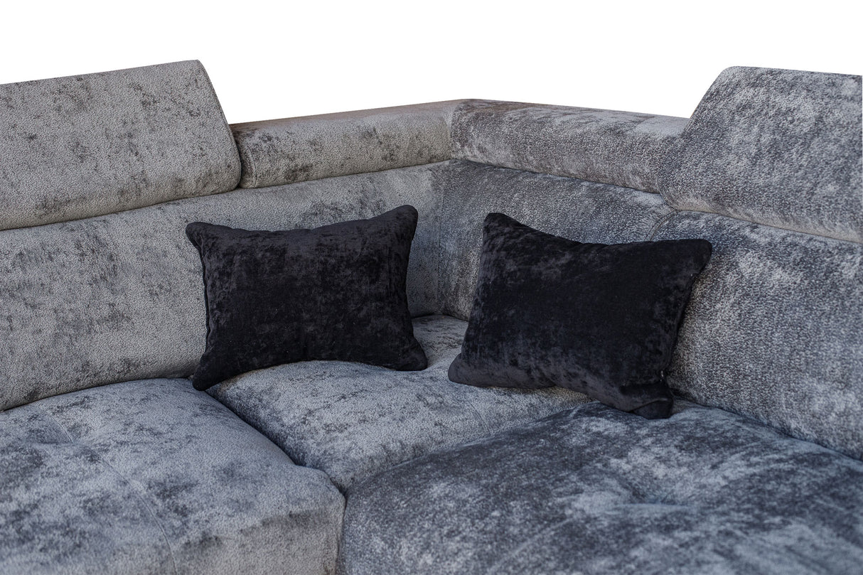 Daytona sectional w/ bed & Storage by ESF Furniture at Eve Furniture