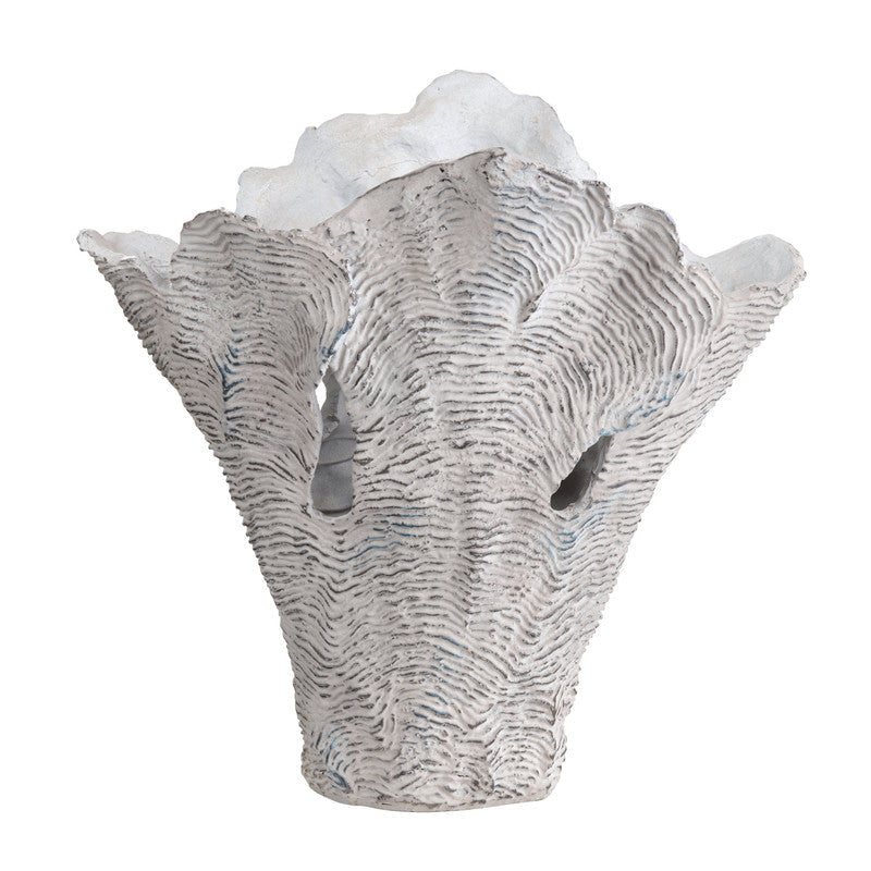Deacon Large White Coral Sculpture by Crestview at Eve Furniture