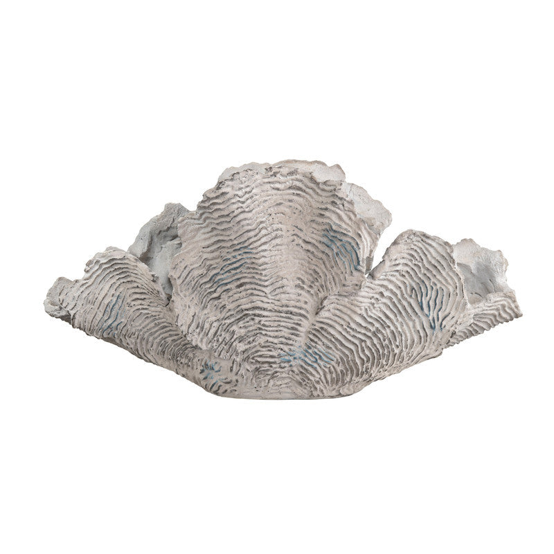 Deacon Medium Cream Coral Sculpture by Crestview at Eve Furniture