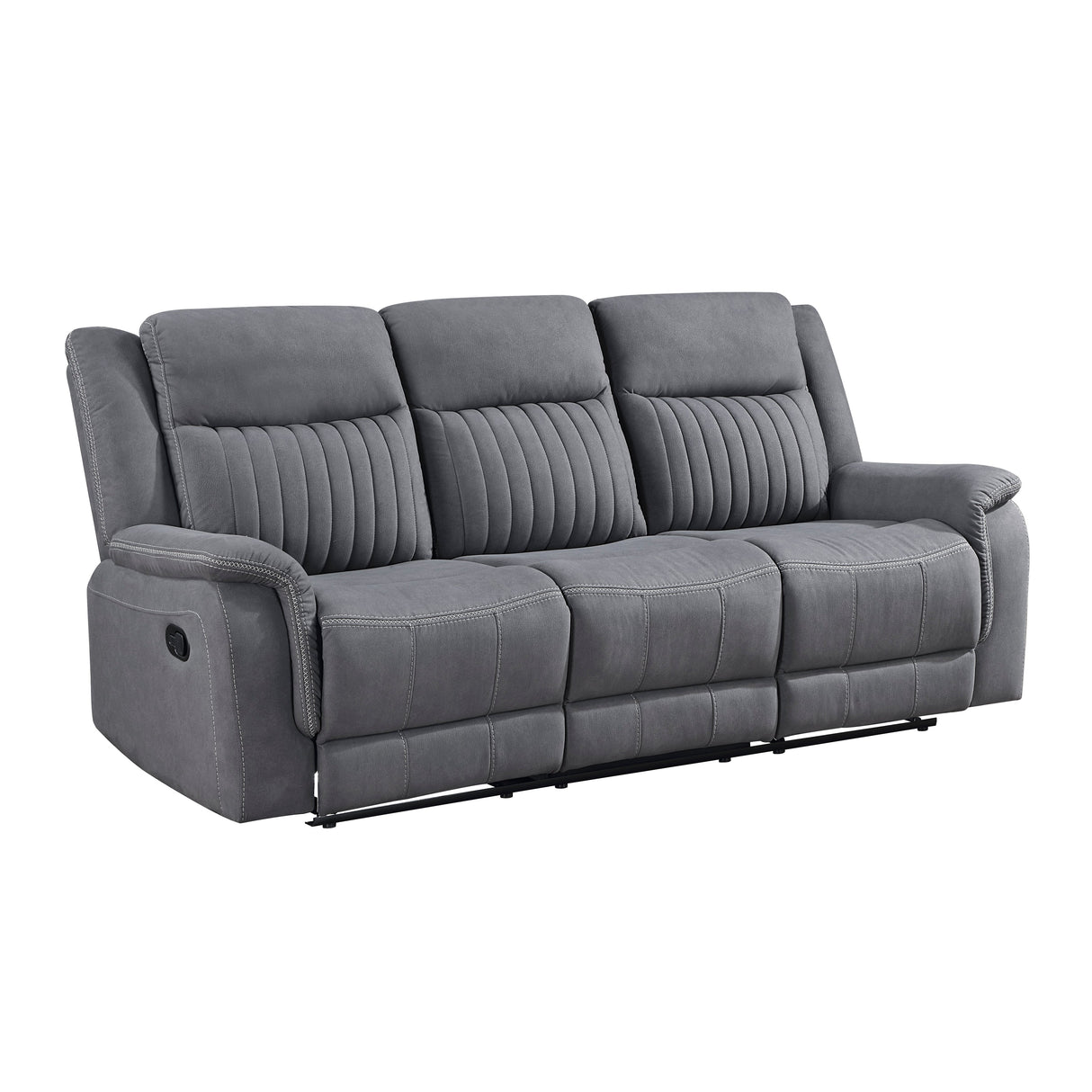 Dean Gray Double Reclining Living Room Set by Homelegance at Eve Furniture
