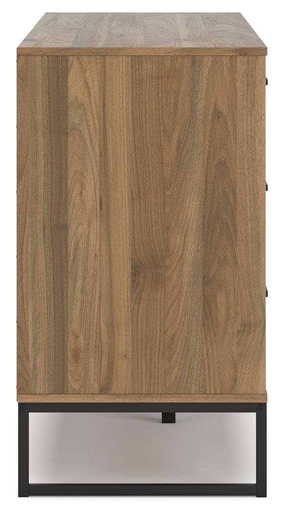 Deanlow Honey Dresser by Ashley at Eve Furniture