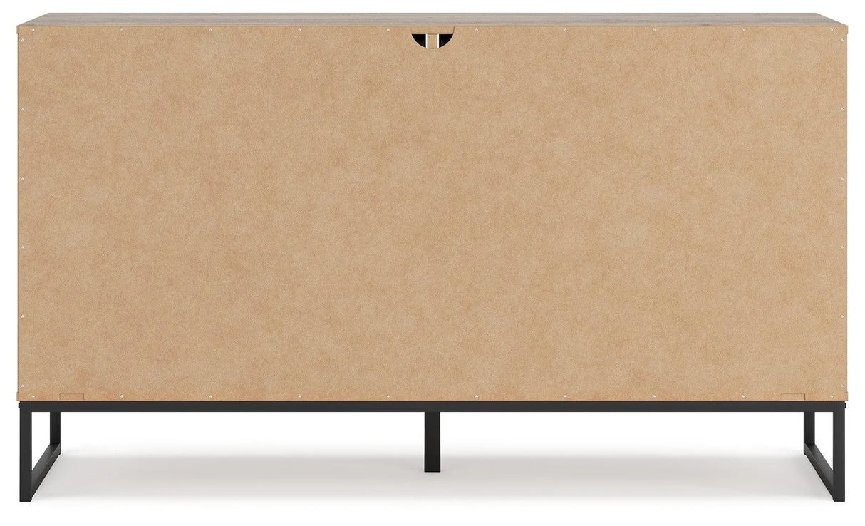 Deanlow Honey Dresser by Ashley at Eve Furniture