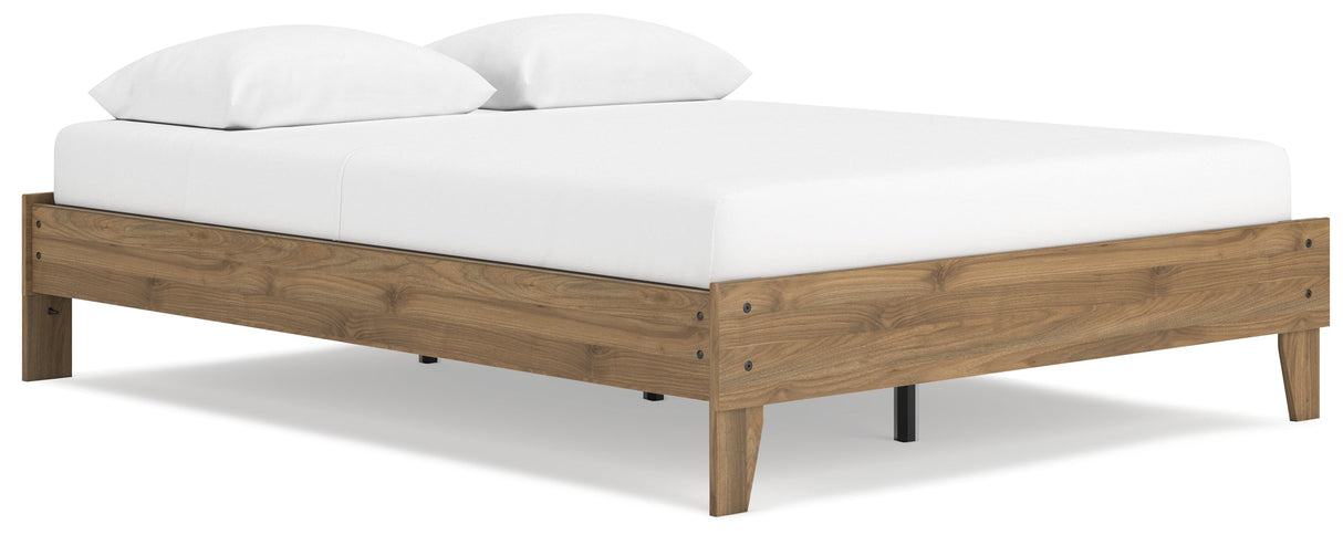 Deanlow Honey Queen Platform Base Bed by Ashley at Eve Furniture