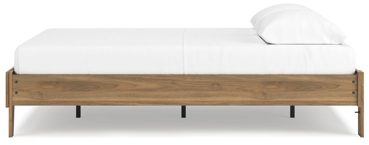 Deanlow Honey Queen Platform Bed by Ashley at Eve Furniture