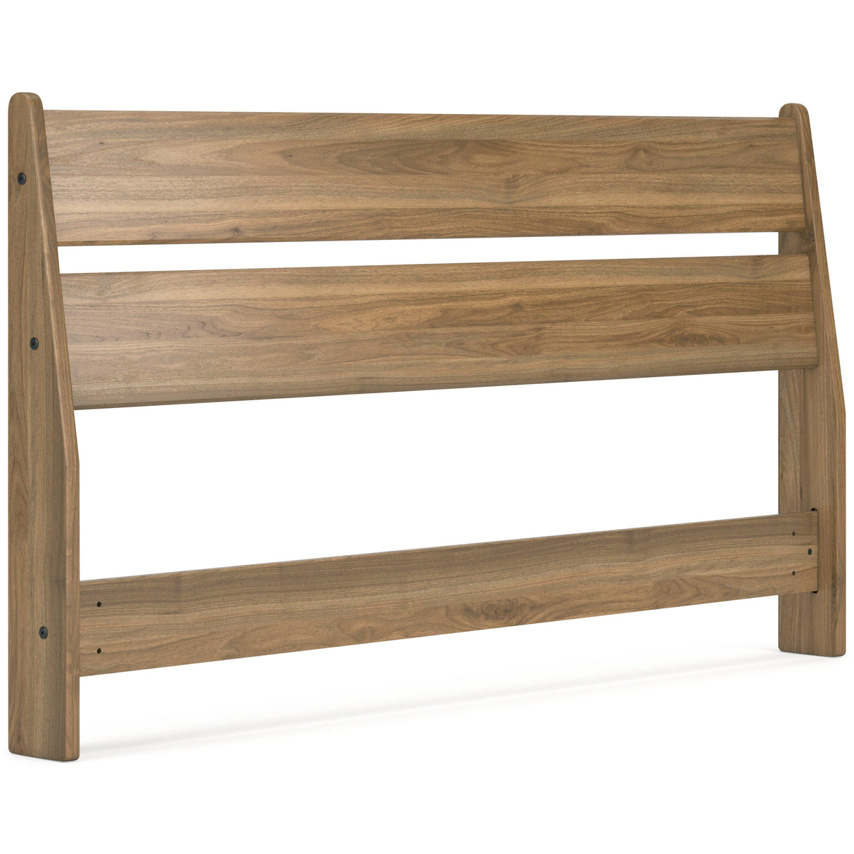 Deanlow Queen Panel Headboard with 2 Nightstands in Honey by Ashley at Eve Furniture
