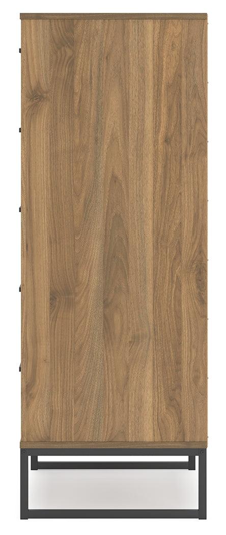 Deanlow Honey Chest of Drawers by Ashley at Eve Furniture