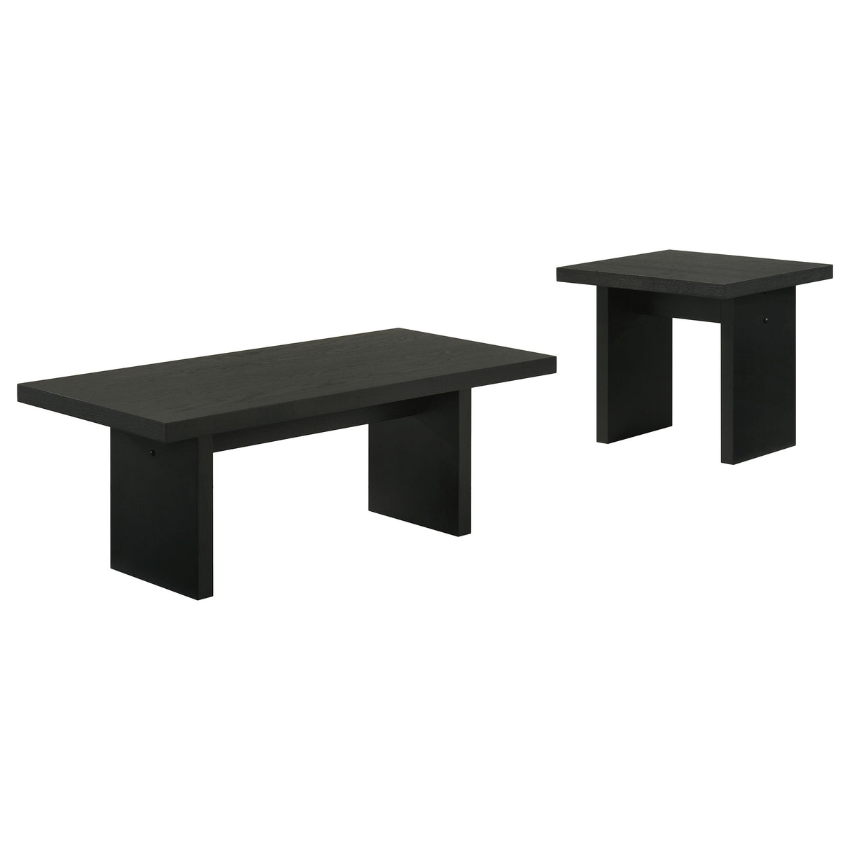 Decker Black 2-Piece Coffee and End Table Set by Coaster at Eve Furniture