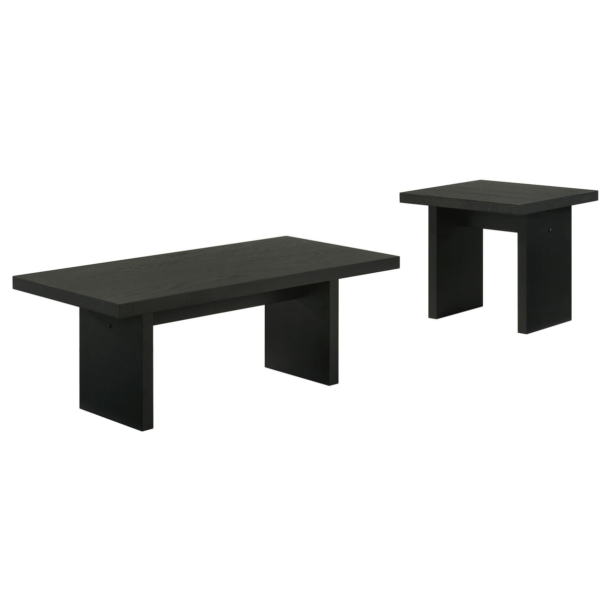 Decker Black Square Occasional Side End Table by Coaster at Eve Furniture