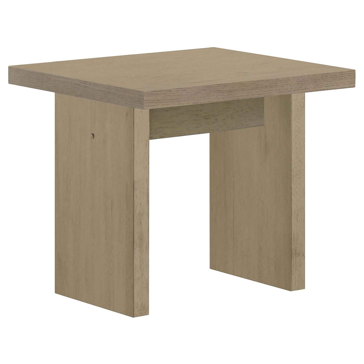 Decker Natural Oak Square Occasional Side End Table by Coaster at Eve Furniture