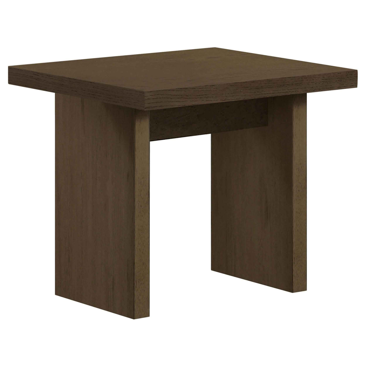 Decker Walnut Square Occasional Side End Table by Coaster at Eve Furniture