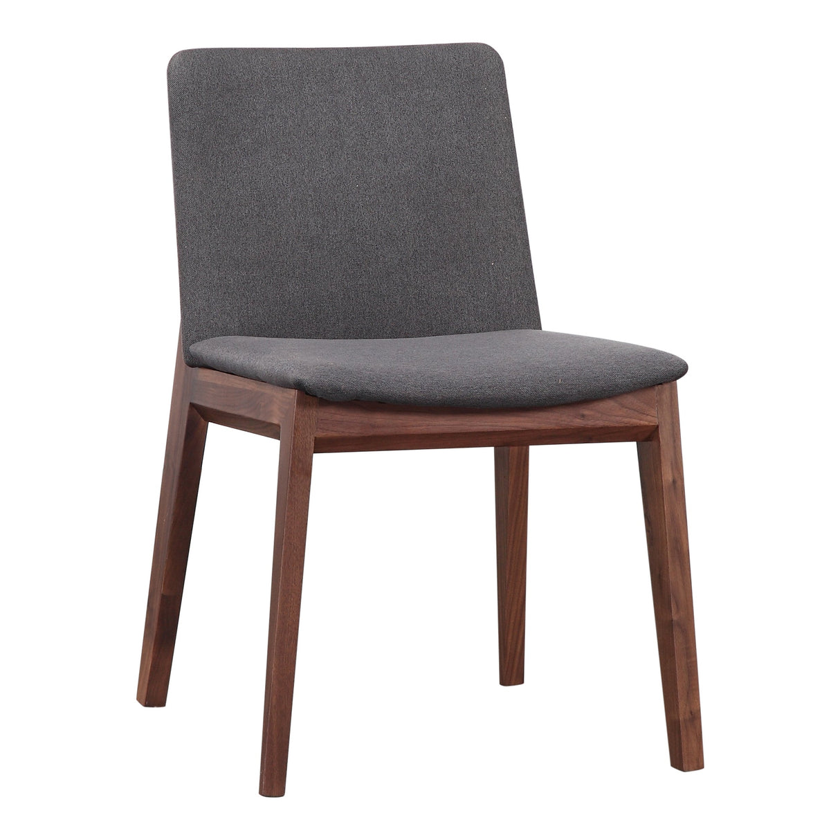 Deco Dark Grey/Natural Walnut Dining Chair (Set of 2) by Moe's Home at Eve Furniture