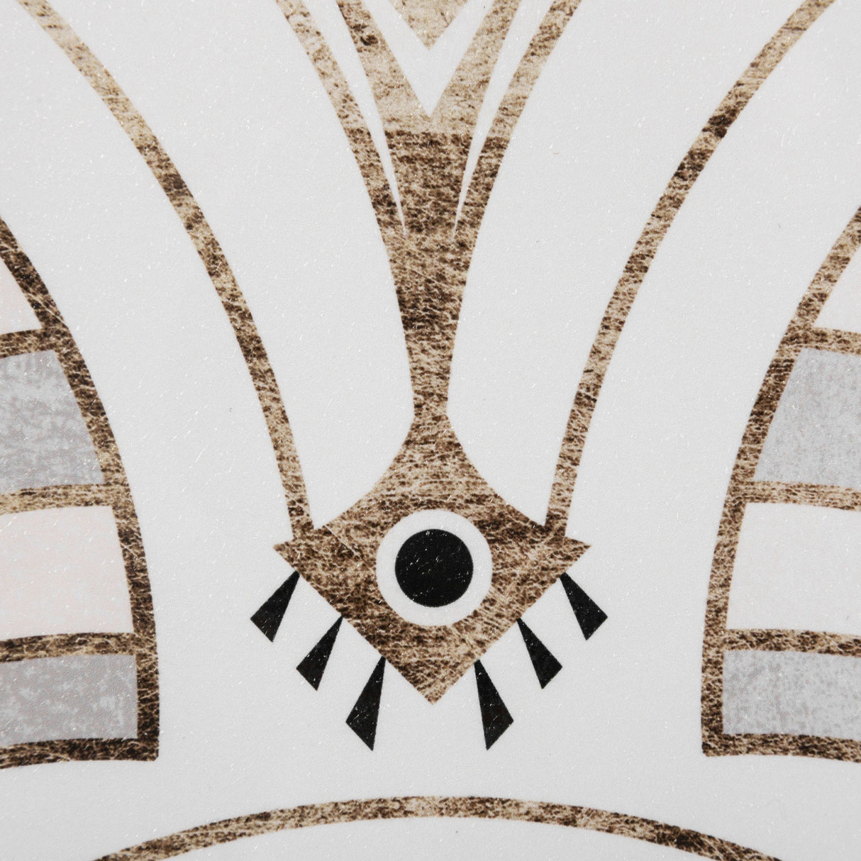 Deco Patterning II by Victoria Barnes Hand Embellished Textured Framed Art Print Matted under Glass by Mercana at Eve Furniture