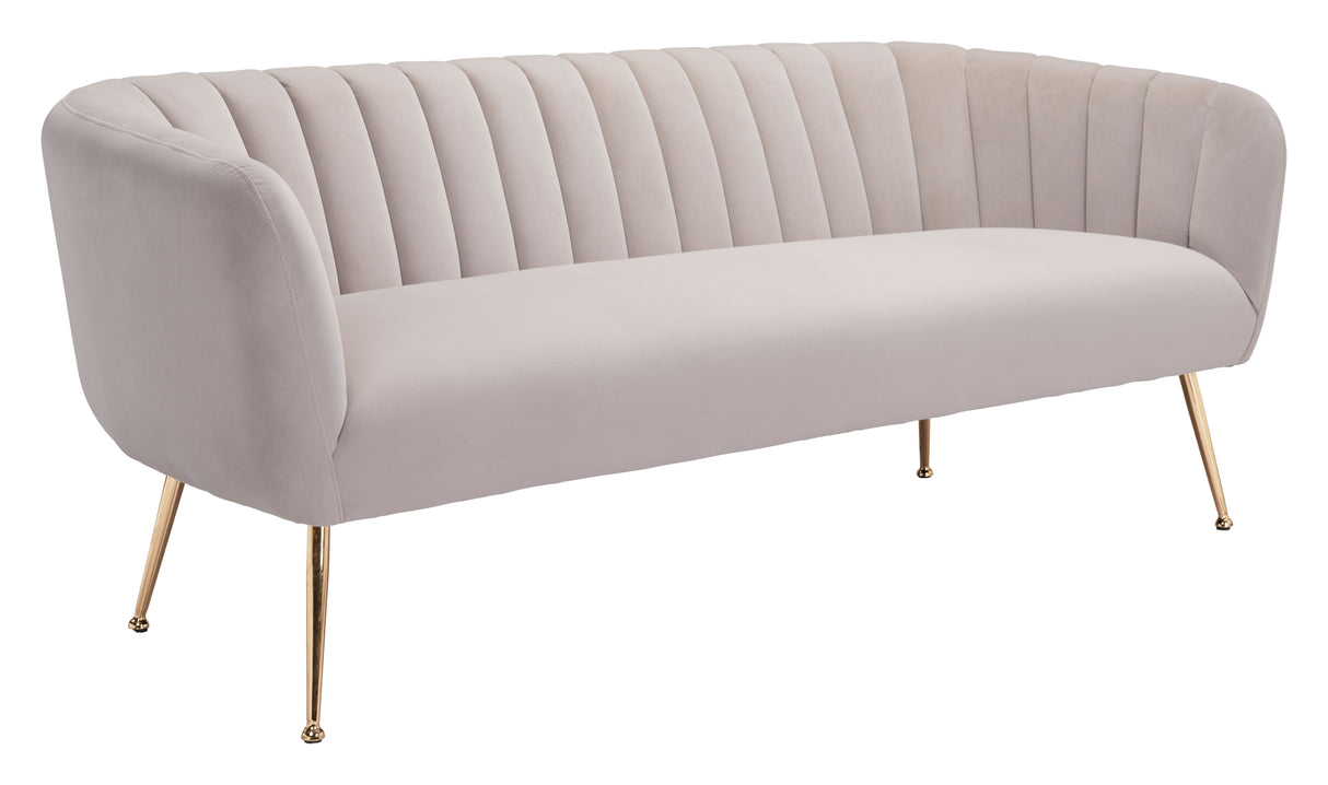 Deco Sofa Beige by Zuomod at Eve Furniture