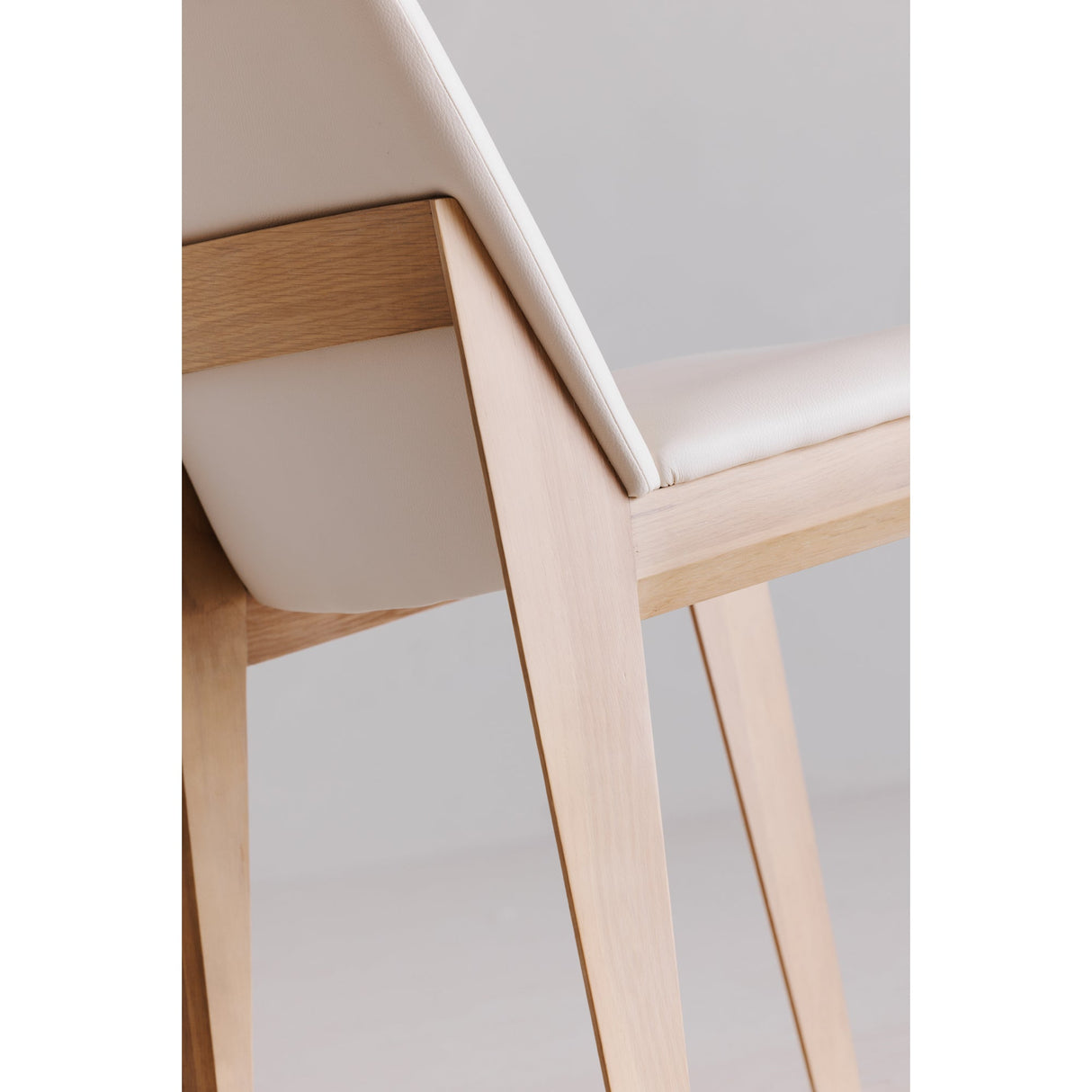 Deco White Dining Chair Cream (Set of 2) by Moe's Home at Eve Furniture