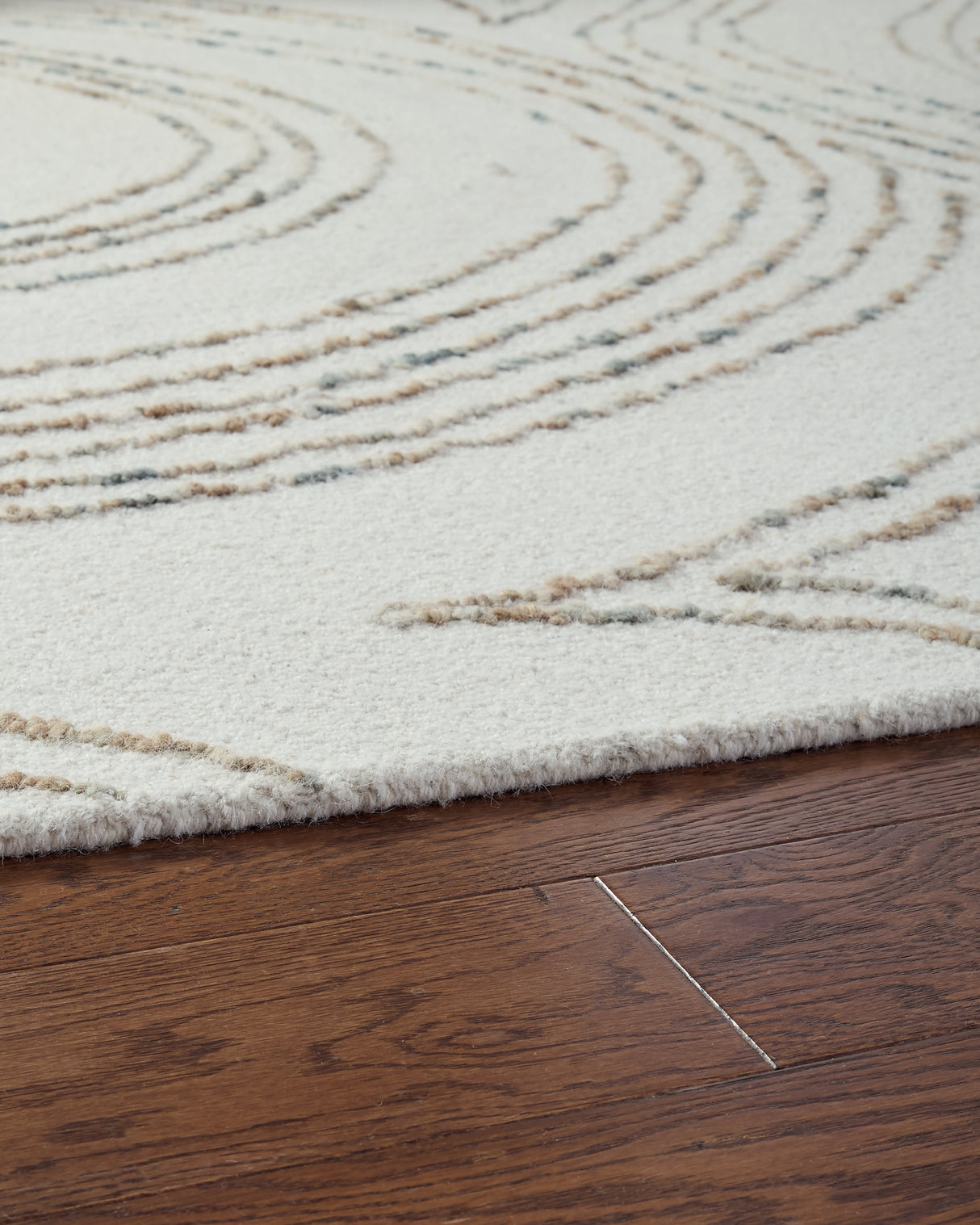 Deenbury Ivory/Green/Brown Large Rug by ASHLEY FURNITURE at Eve Furniture