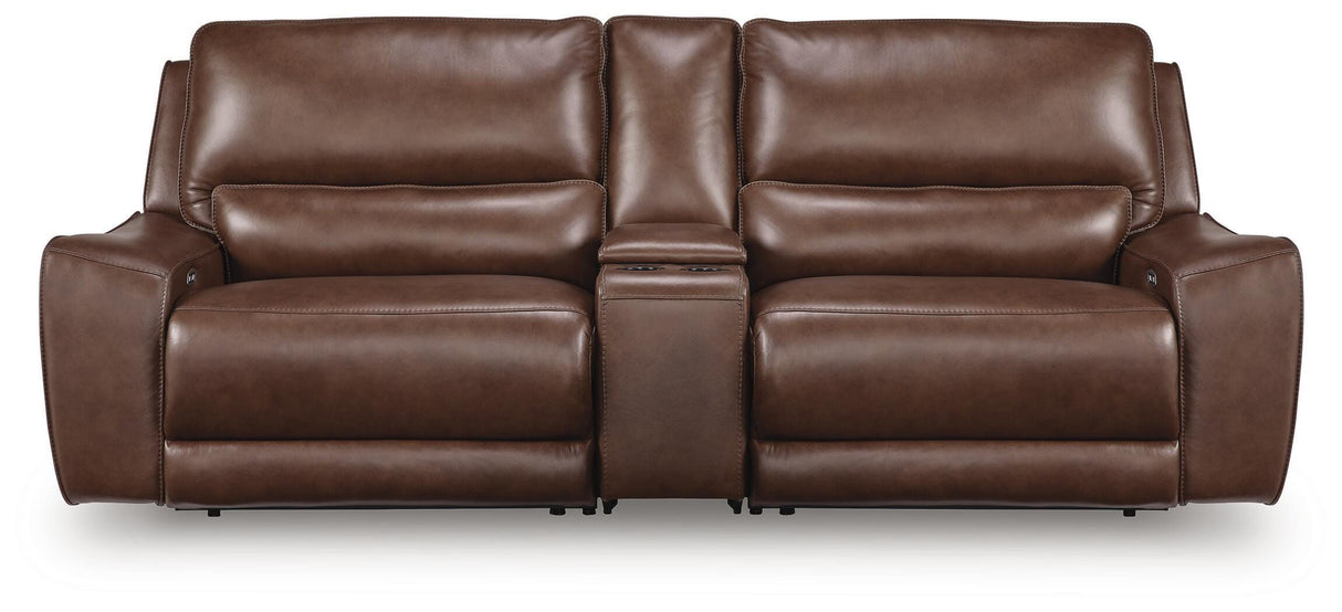 DeepWakes Canyon 3-Piece Power Reclining Sectional by Ashley at Eve Furniture