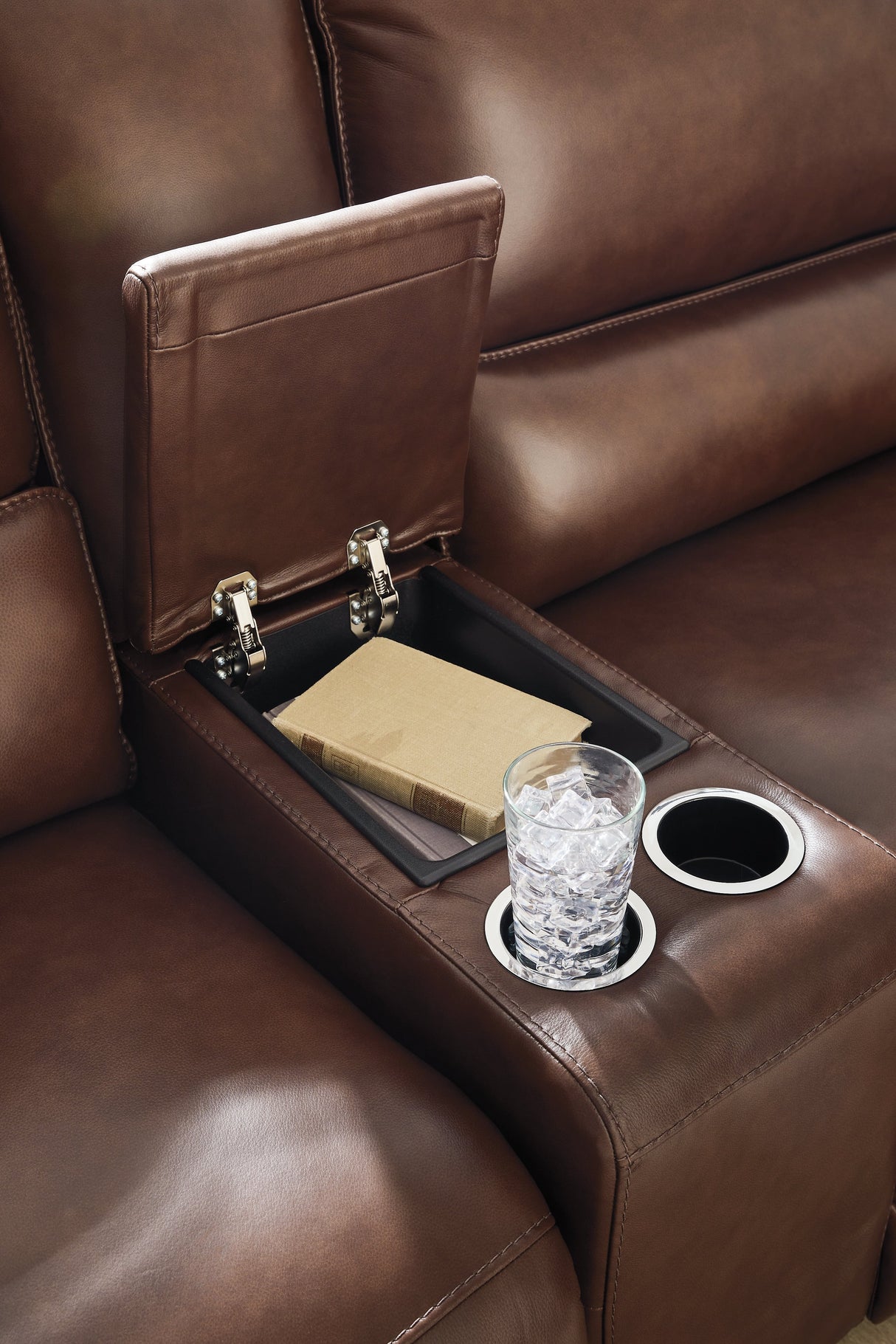 Deepwakes Canyon 3-Piece Power Reclining Sectional with Chaise by Ashley at Eve Furniture